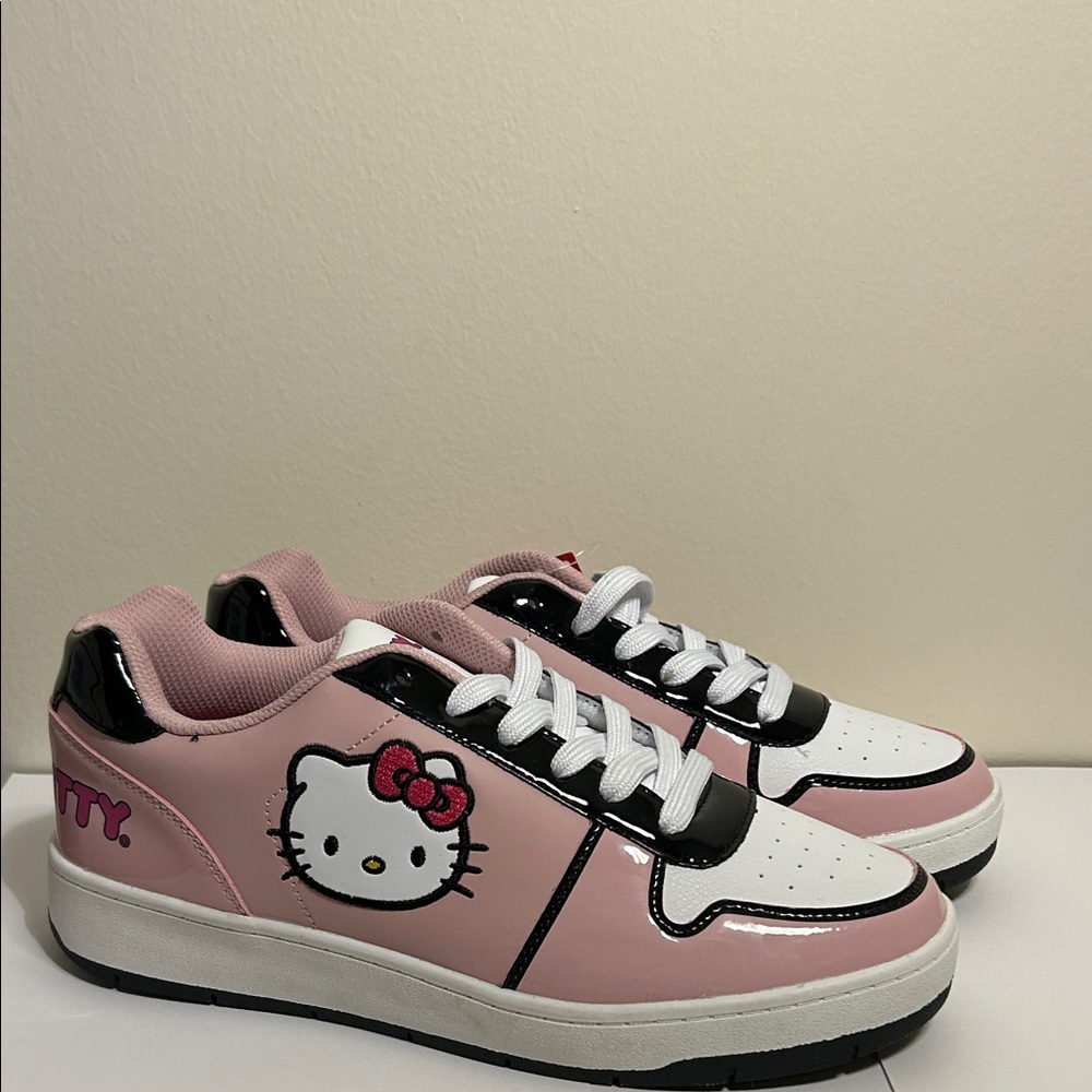 Hello Kitty Pink and Black Sneakers